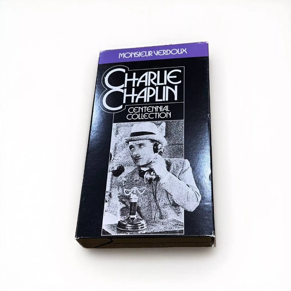Charlie Chaplin’s Centennial Collection Monsieur Verdoux VHS film